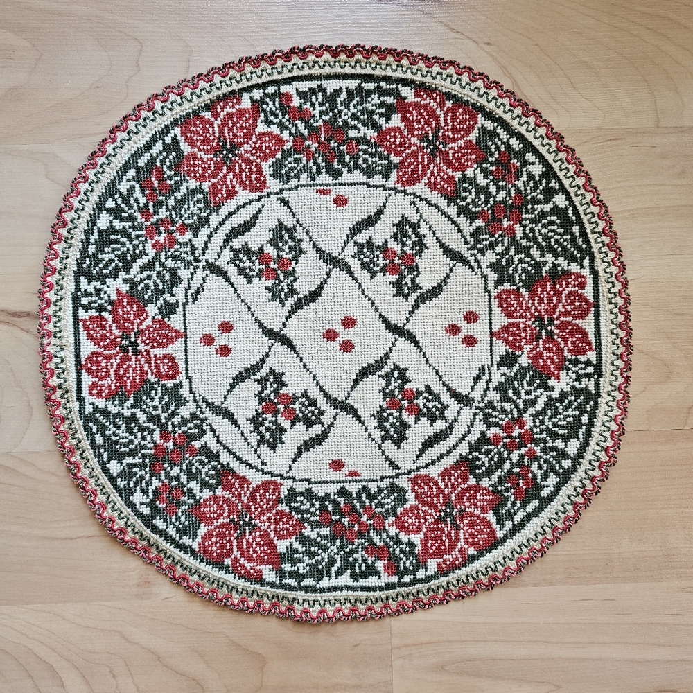 Mat Table Cloth Doily Linen Christmas